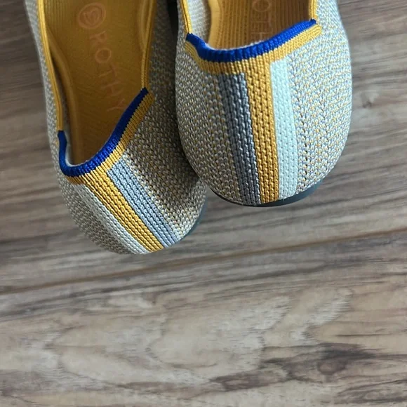 Rothy’s Dandelion Triple Stitch Women’s Flats Retired Size 5 - Picture 4 of 9